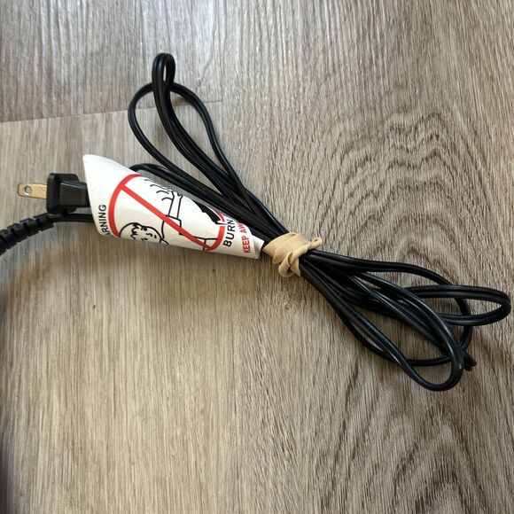 InStyler Wet 2 Dry Rotating Curling Iron 1.25" White Orange Heat Guard IS1001.1 - Picture 9 of 9